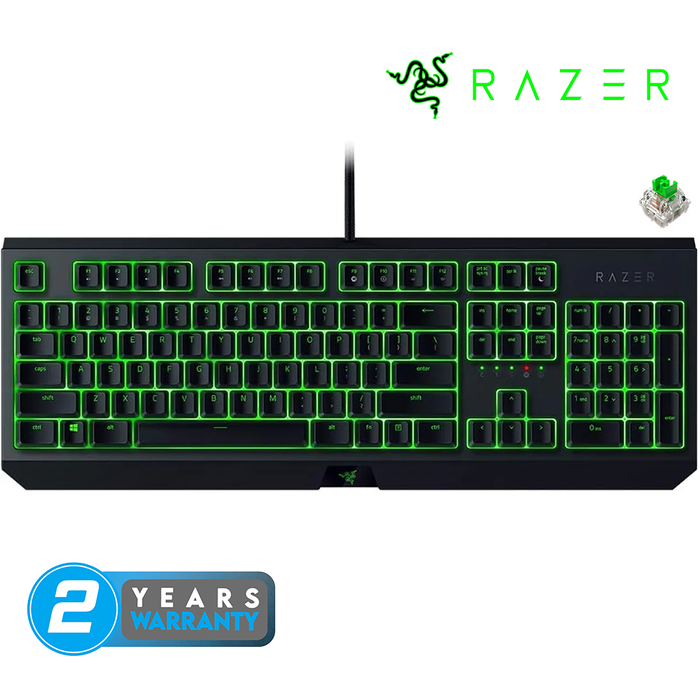 Razer BlackWidow Essential Mechanical Gaming Keyboard - Black [Green Switch]
