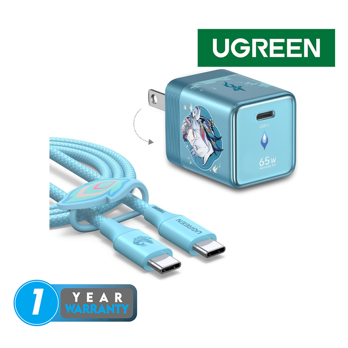 UGreen Nexode Air 65W USB-C Gan Fast Charger Set (Star Rail co-branded) [X860/95169HSR]