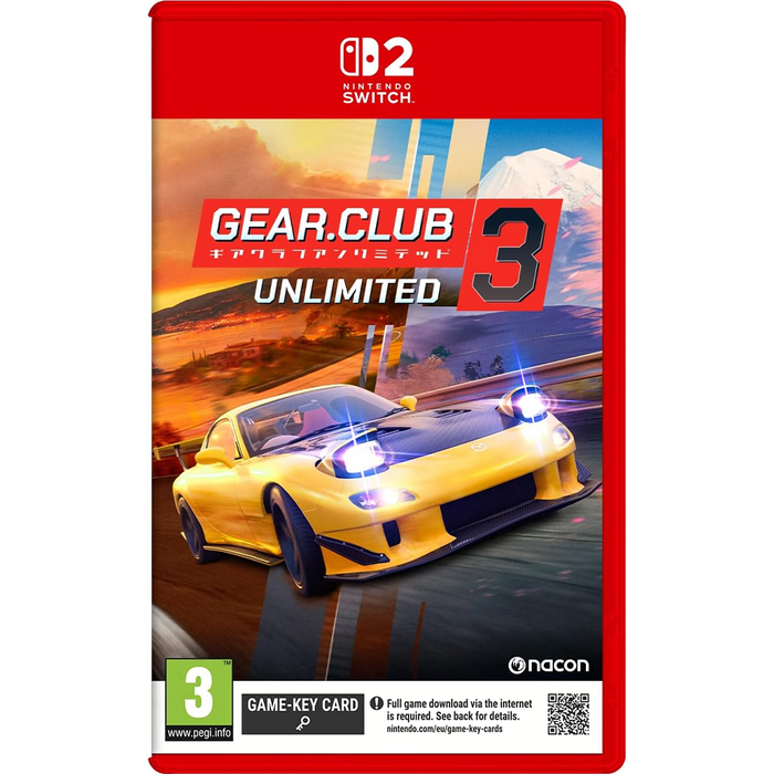 Nintendo Switch 2 Gear Club Unlimited 3 - Game-Key-Card (EU)