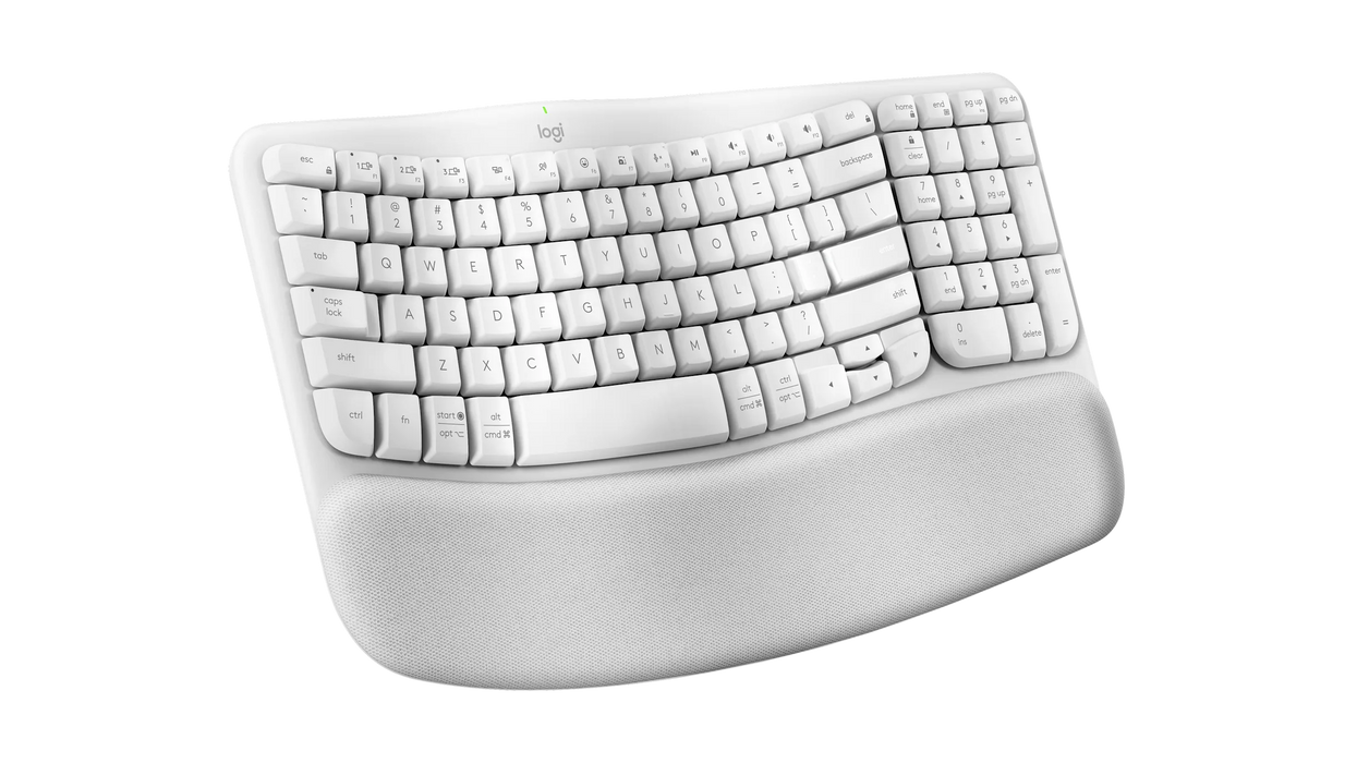 Logitech Wave Keys Ergonomics Wireless Gaming Keyboard