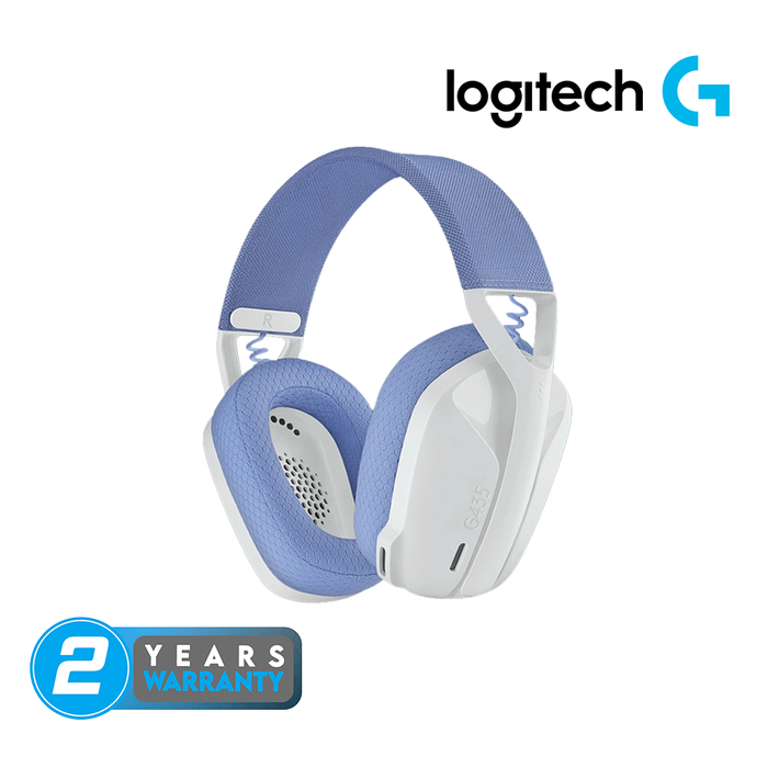 Logitech G435 Wireless Lightspeed Gaming Headset - Off White Lilac