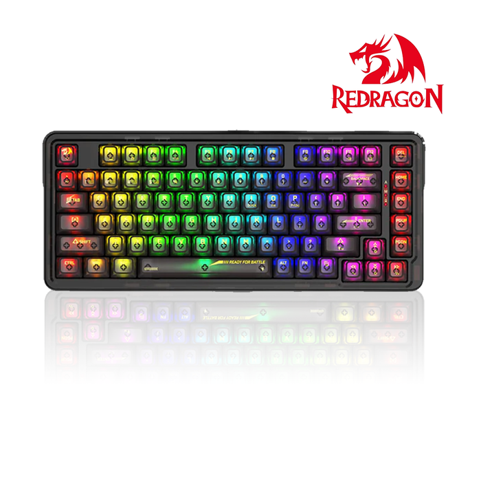 Redragon Elf Pro Wireless Crystal 75% Gasket Hot-Swappable Mechanical Keyboard