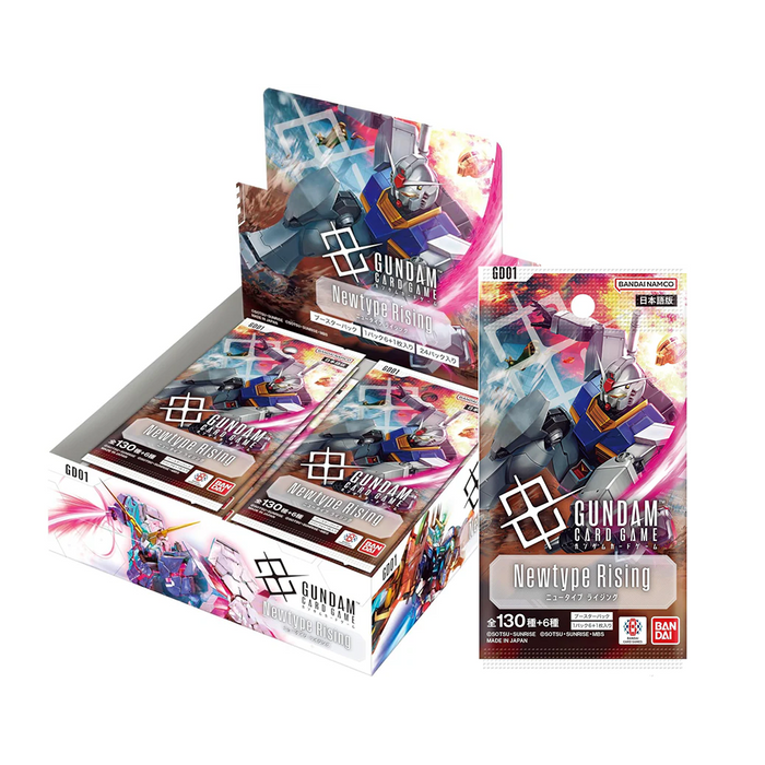 Gundam TCG JPN Newtype Rising Booster Box (24 Packs) [GD01]
