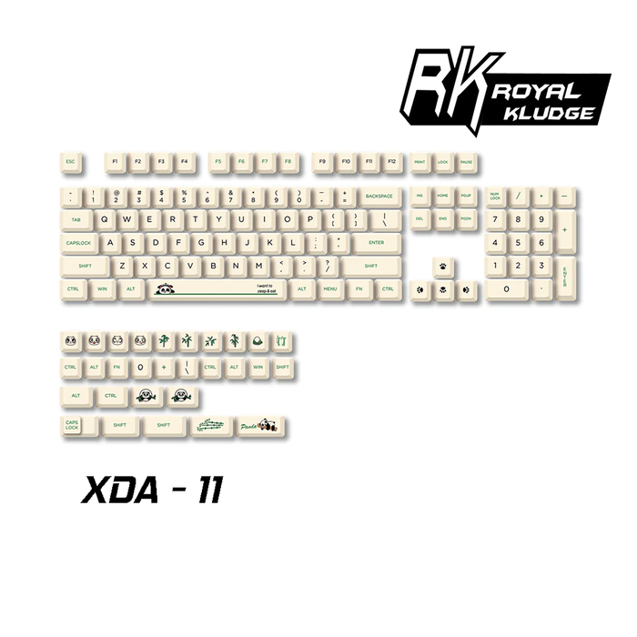 Royal Kludge PBT Keycaps Keys HSA & XDA