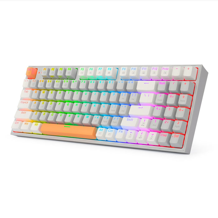 Redragon Wired K636 GWO RGB KITAVA V2 Mechanical Gaming Keyboard - Grey White