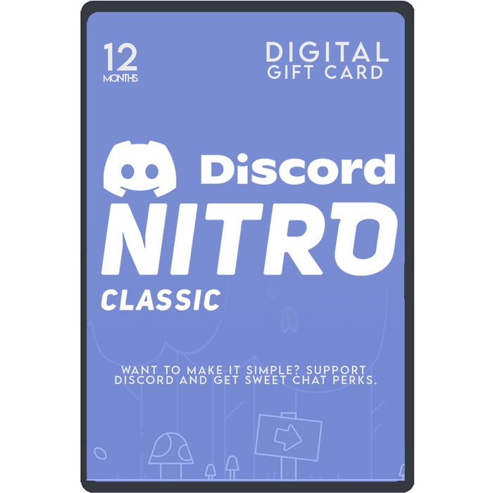 Discord Nitro Classic Digital - 12 Months