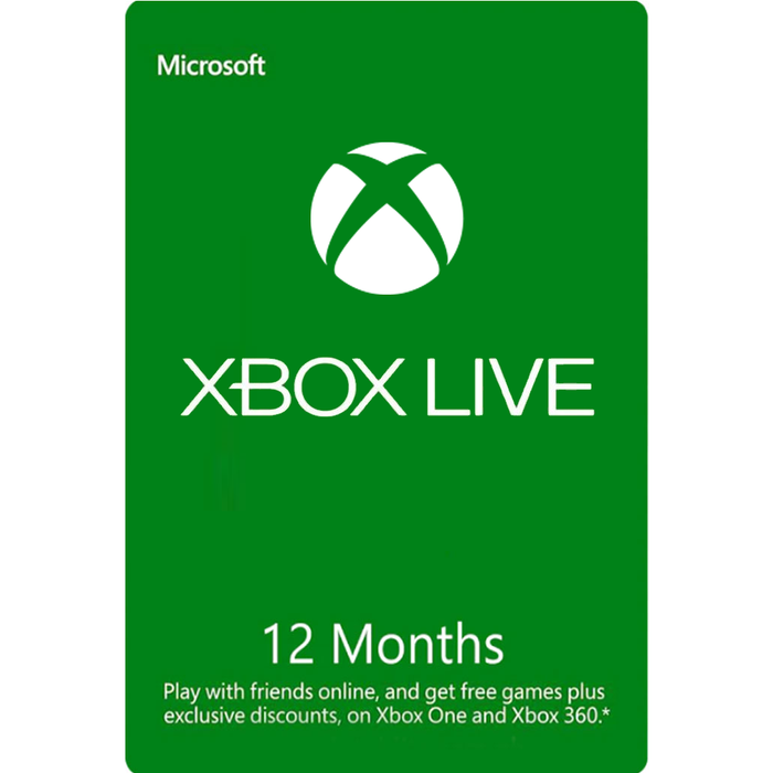 Xbox Live Digital 12 Months US Account — GAMELINE
