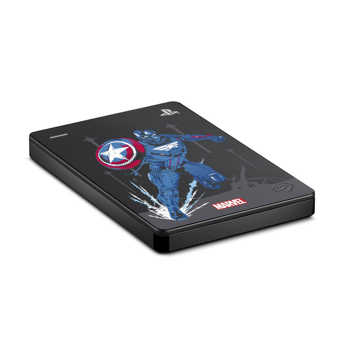 Seagate 2TB Marvel Avengers Game Drive For PS4 - Captain America