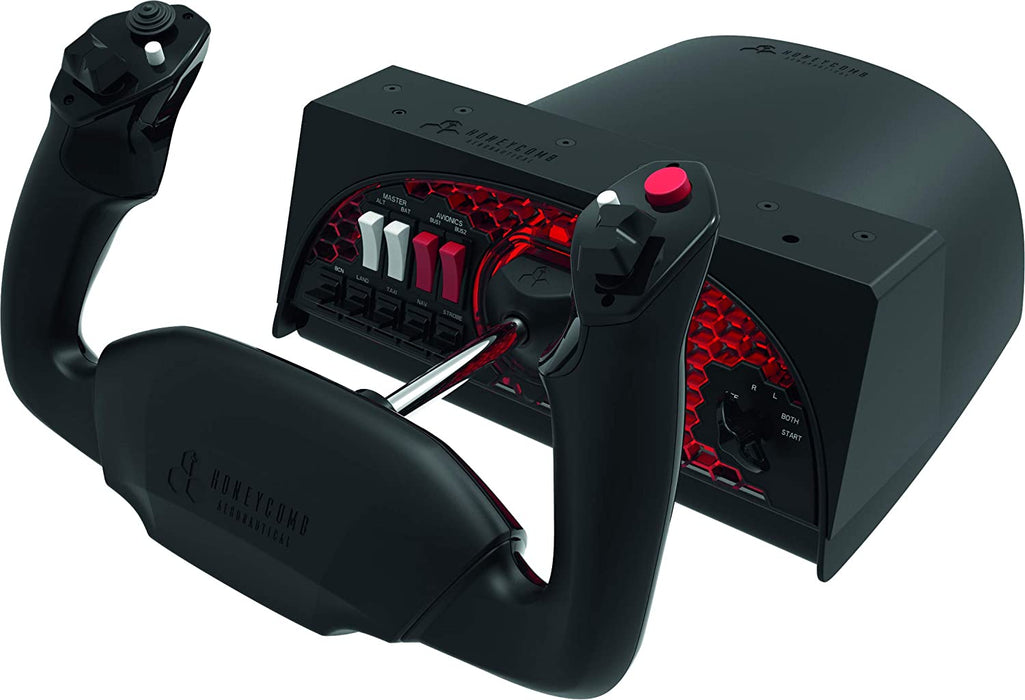 Honeycomb Alpha Flight Controls Yoke And Switch Panel