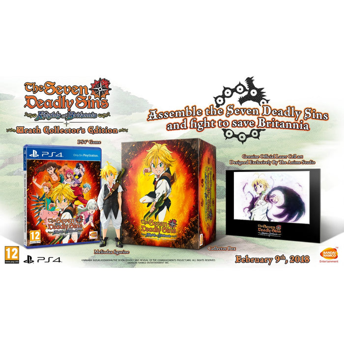 PS4 The Seven Deadly Sins Knights of Britannia Collector`s Edition (R3)