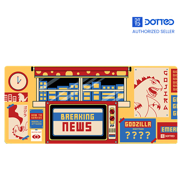 Dotted Desk Pad - Godzilla (XL)