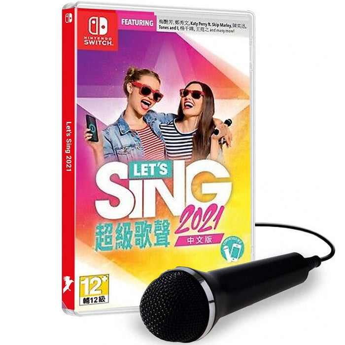 Nintendo Switch Lets Sing 2021 With 1 Mic (ASIA)