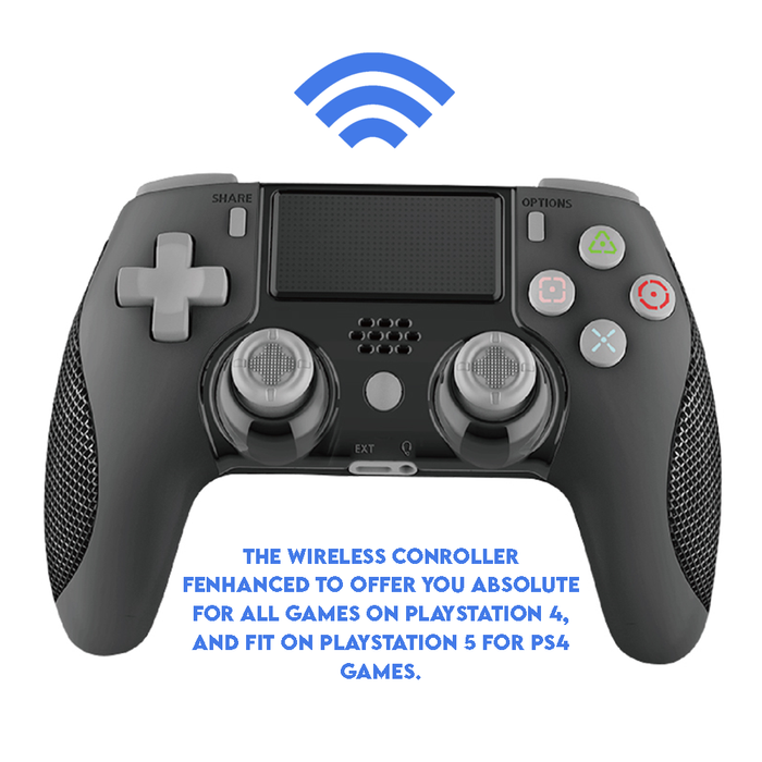 Lucky Fox Wireless Controller for PS4 - Black [LF-0288]