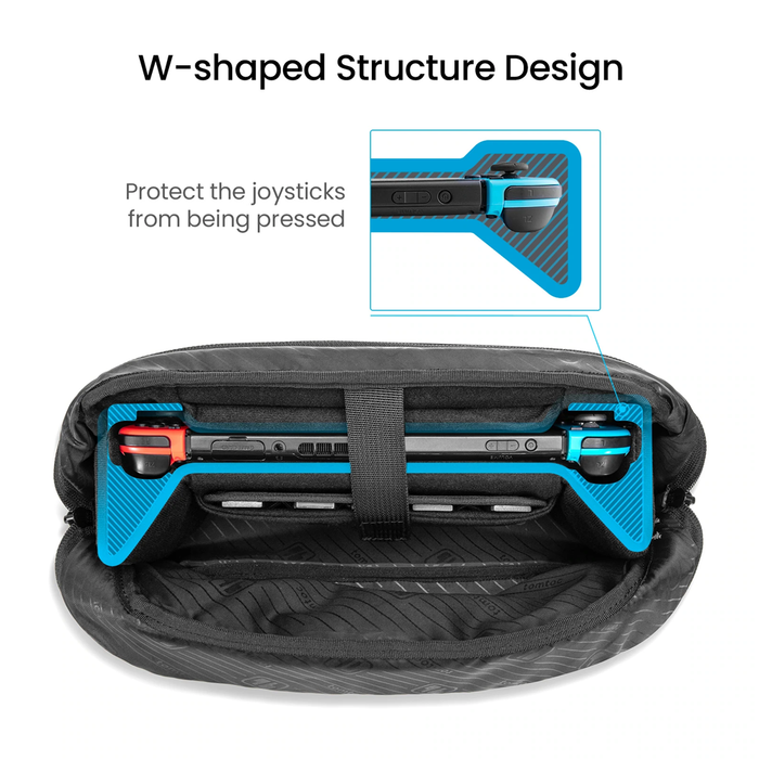 Tomtoc G-Sling Bag for Nintendo Switch OLED Model - Black [A0532D1]