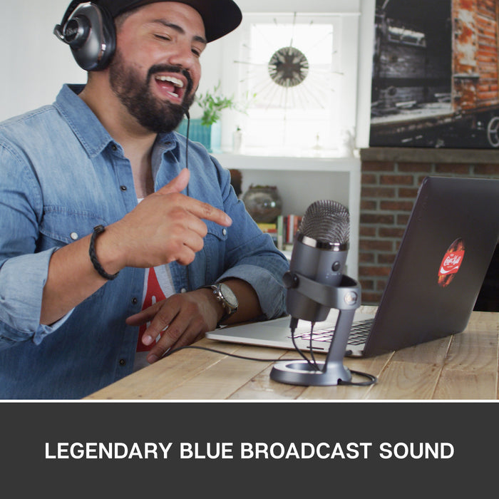 Logitech Blue Yeti Nano Premium USB Microphone - Shadow Gray