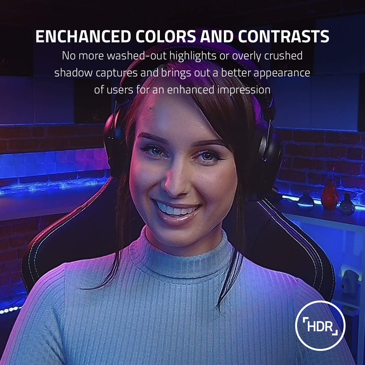 Razer Kiyo Pro USB Camera with High Performance Adaptive Light Sensor ...