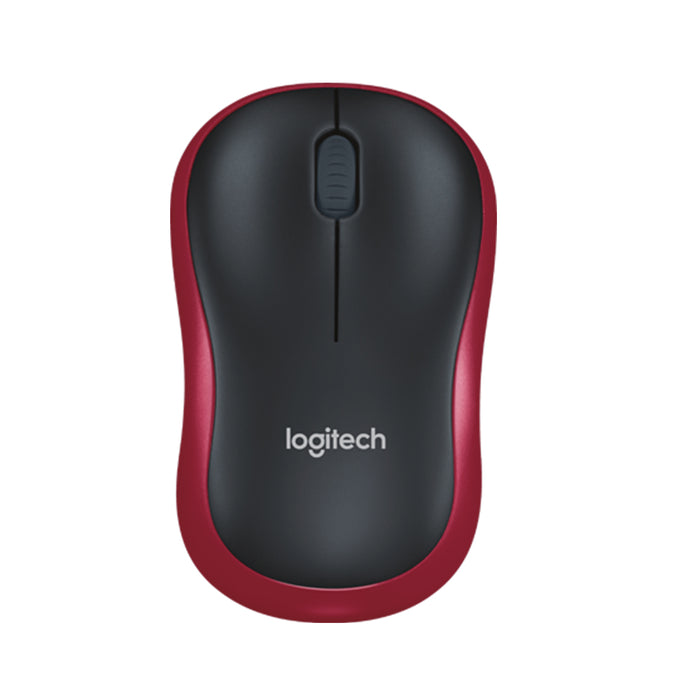 Logitech M185 Wireless Mouse - (Red)