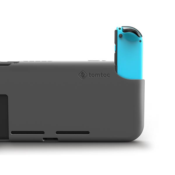 Tomtoc Liquid Silicone Case for Nintendo Switch (Gray)