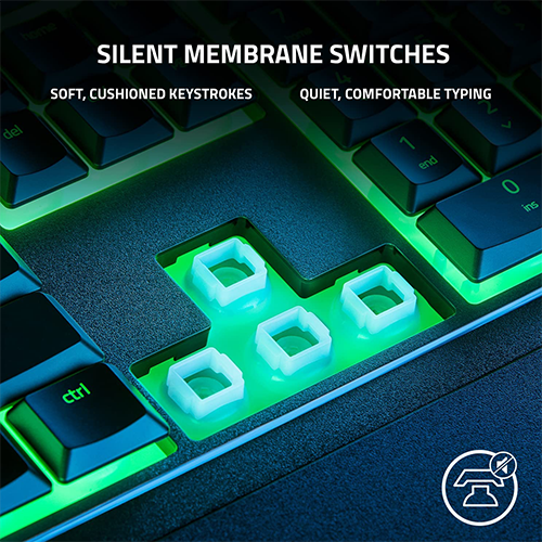 Razer Ornata V3 X Low Profile Gaming Keyboard - Black