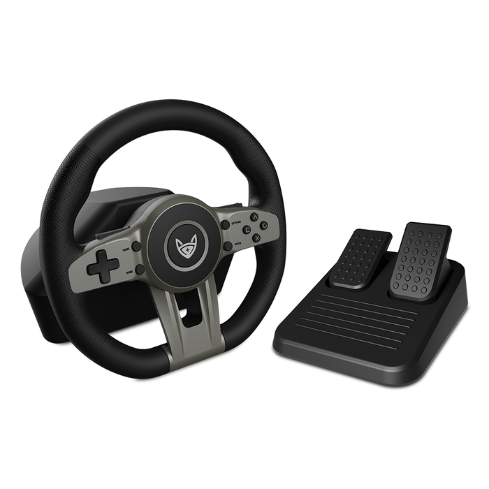 Lucky Fox Racing Wheel for NS , PC , PS4 and XBox [LF-RW10]