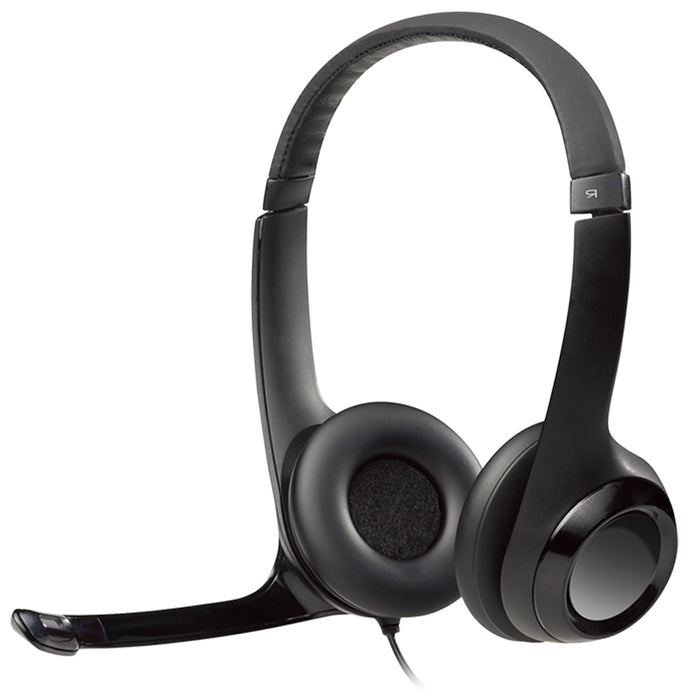 Logitech H390 USB Computer Headset - Black