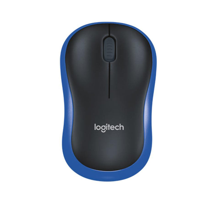 Logitech M185 Wireless Mouse - Blue