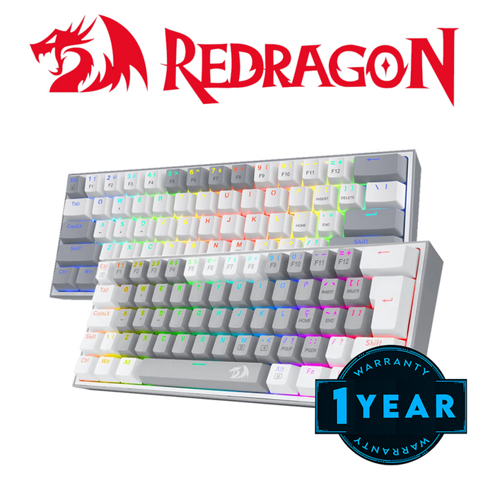 Redragon Wired K617 FIZZ 61 Keys Gaming Keyboard