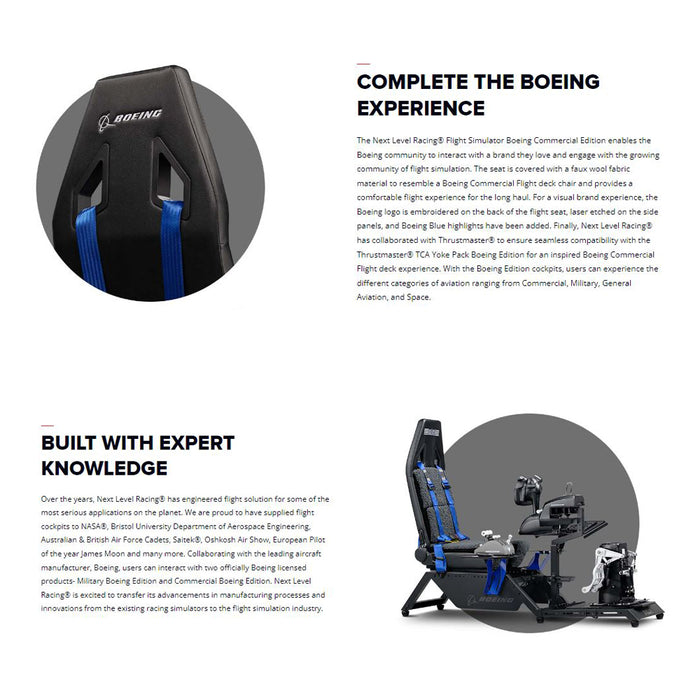 Next Level Racing Flight Simulator: Boeing Commercial Ed