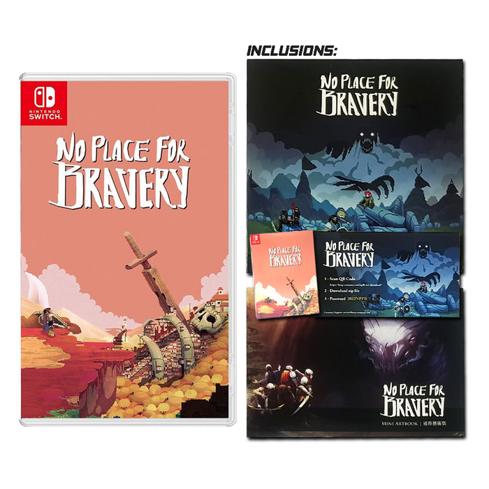 Nintendo Switch No Place For Bravery with Artbook & CD (ASIA)