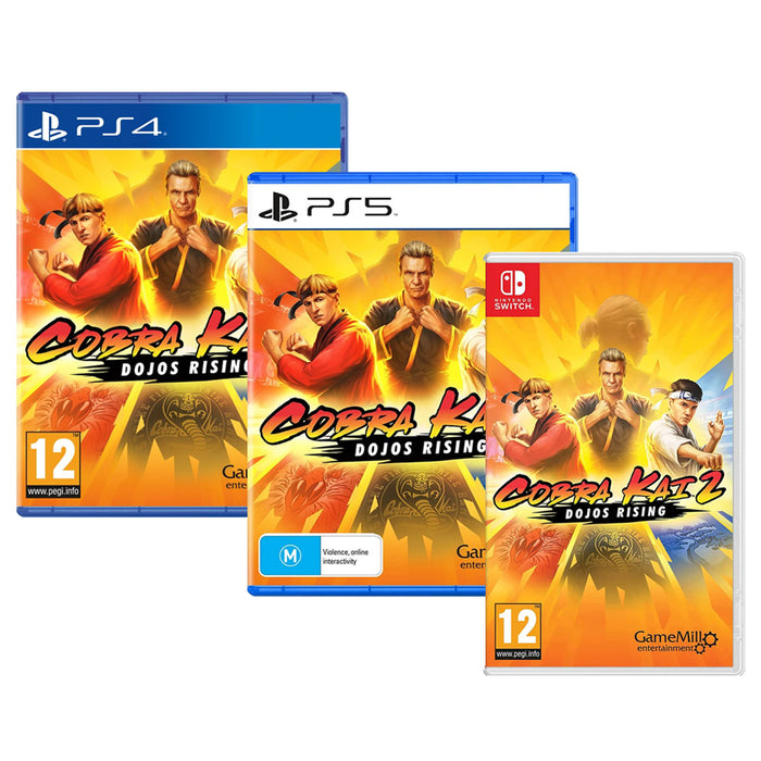 Cobra Kai 2 Dojos Rising for NS, PS4 & PS5 — GAMELINE