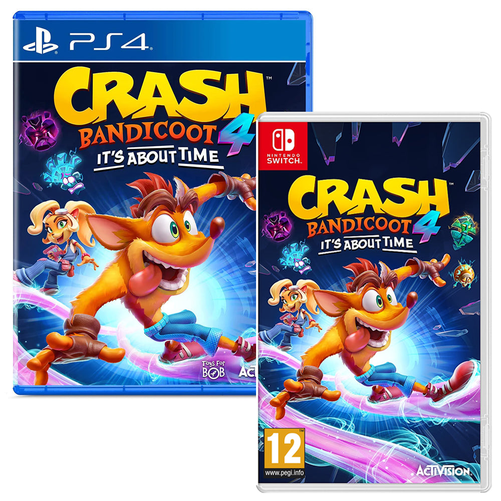 Crash Bandicoot 4 It's About Time for NS & PS4 — GAMELINE