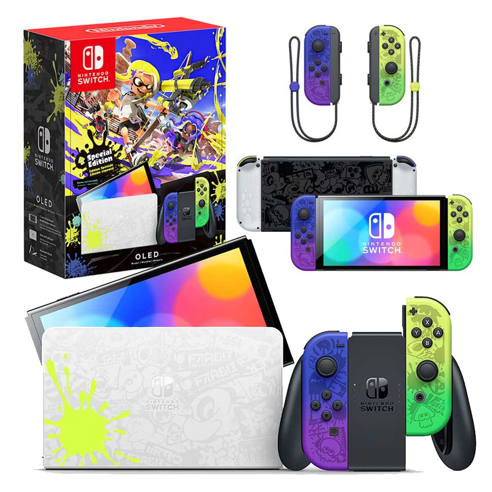 Nintendo Switch OLED Model Console - Splatoon 3 (PXT) — GAMELINE