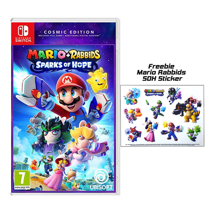 Trader Games - MARIO + RABBIDS : SPARKS OF HOPE - COSMIC EDITION SWITCH UK NEW (GAME IN ENGLISH/FRANCAIS/DE/ES/IT) on Nintendo S Trader Games - MARIO + RABBIDS : SPARKS OF HOPE - COSMIC EDITION SWITCH UK NEW (GAME IN ENGLISH/FRANCAIS/DE/ES/IT) on Nintendo S