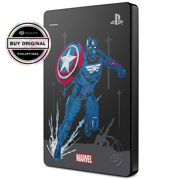 Seagate 2TB Marvel Avengers Game Drive For PS4 - Captain America