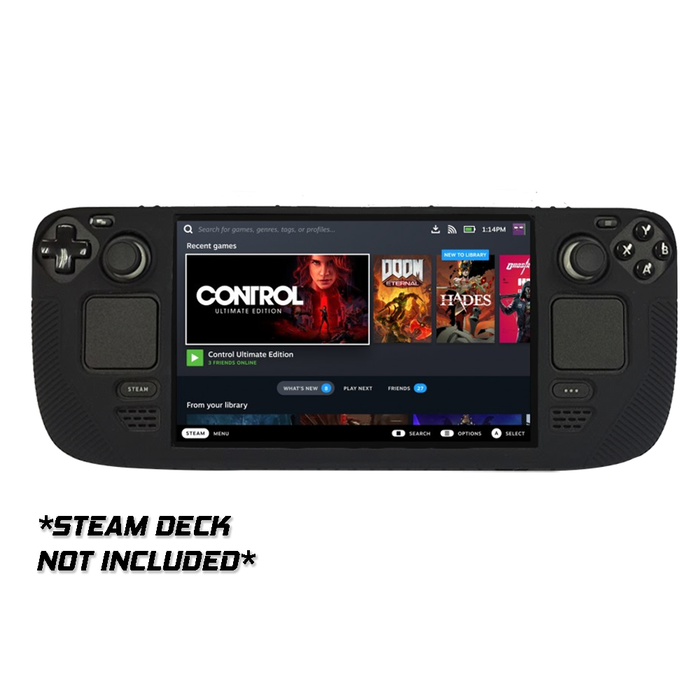 Silicone Protector Case for Steam Deck - Black