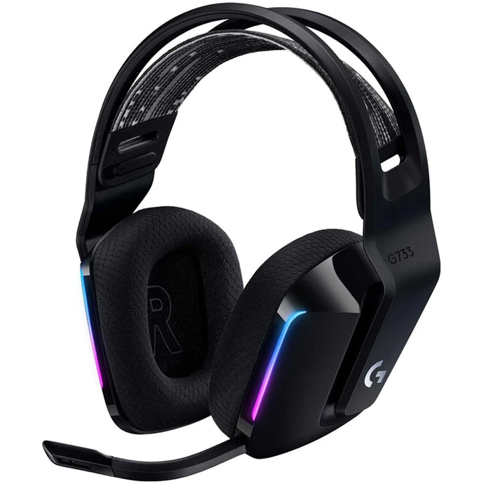 Logitech G733 Lightspeed Wireless RGB Gaming Headset - Black