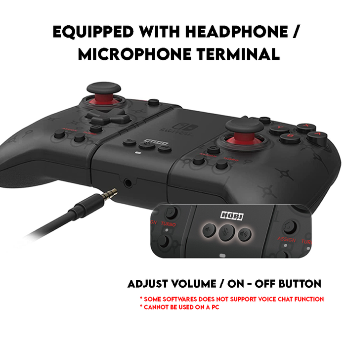 Hori Wired Split Pad Pro Attachment Set for NS and PC [NSW-371A]