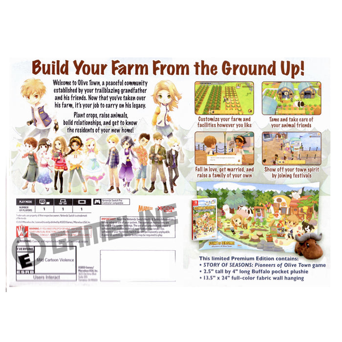Nintendo Switch  Story of Seasons Pioneers of Olive Town Premium Edition (US)
