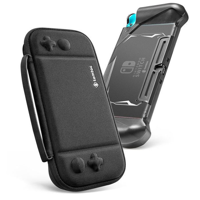 Tomtoc Dockable Case Combo for Nintendo Switch - Black [A05-029D01]