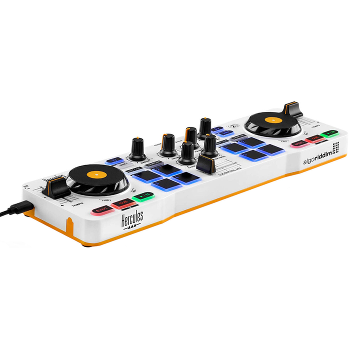 Hercules DJControl Compact USB 2-Deck DJ Controller Mixer+Stand+