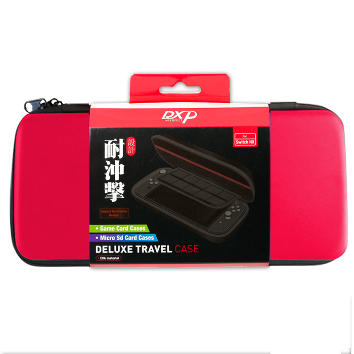 DXP Deluxe Travel Case for Nintendo Switch - Red