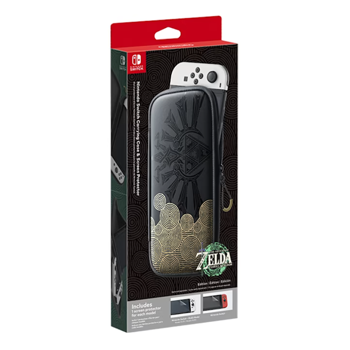 Nintendo Carrying Case & Screen Protector - Legend of Zelda Tears of the Kingdom Edition