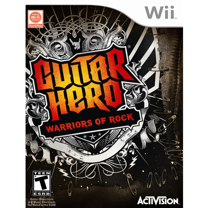 WII Guitar Hero Warriors of Rock (US)