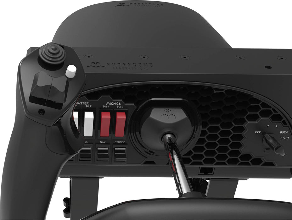 Honeycomb Alpha Flight Controls Yoke And Switch Panel