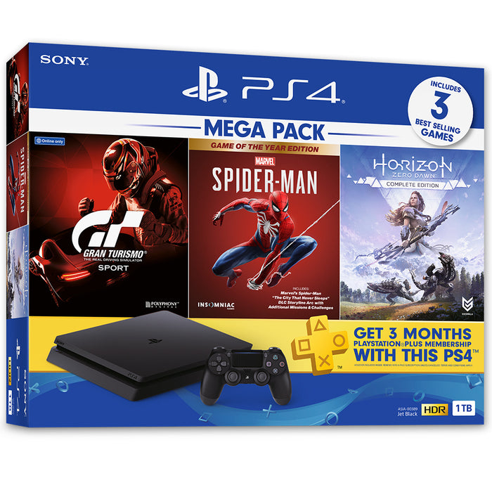 PS4 Console MEGA PACK 3 1TB Bundle