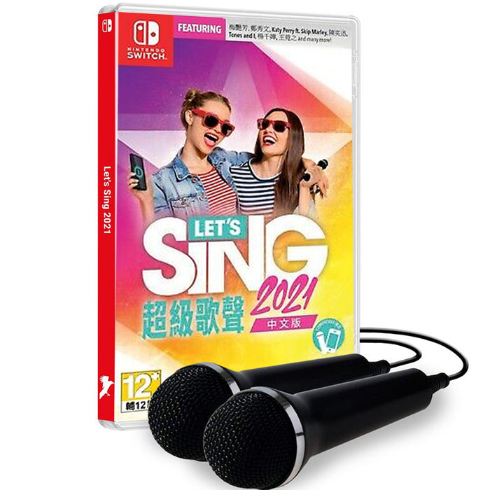 Nintendo Switch Lets Sing 2021 With 2 Mic (CHINESE-ASIA)