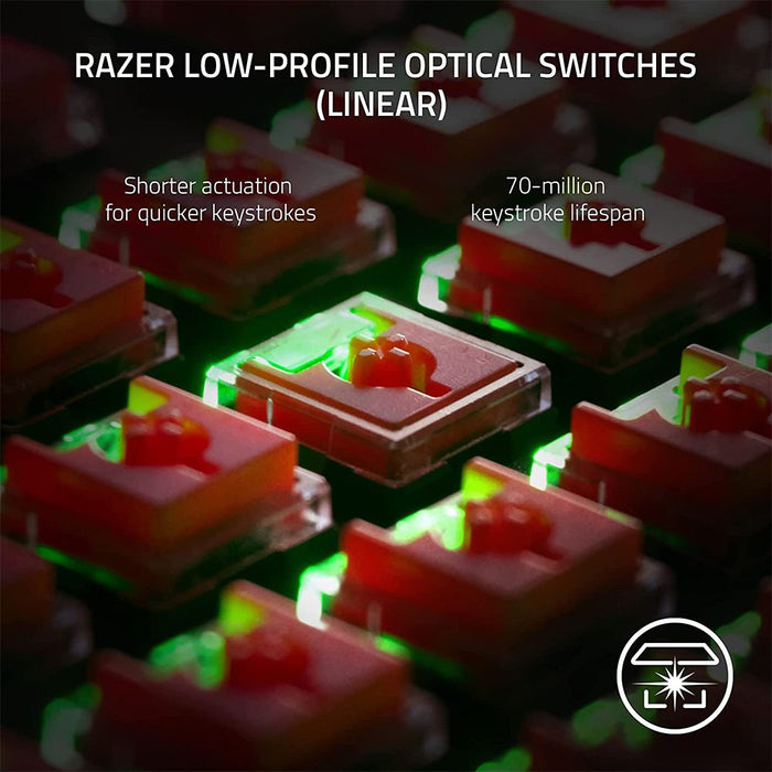 Razer DeathStalker V2 Pro Tenkeyless Gaming Keyboard - White