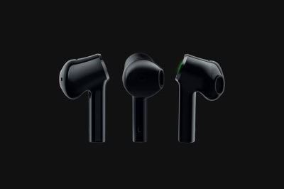 Razer Hammerhead True Wireless X Earbuds with Green Backlit - Black