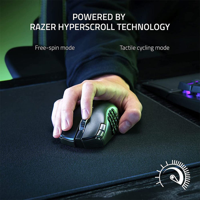 Razer Wireless Naga V2 HyperSpeed MMO Gaming Mouse