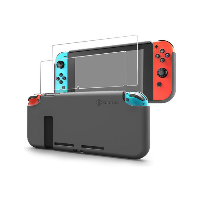 Tomtoc Liquid Silicone Case for Nintendo Switch (Gray)